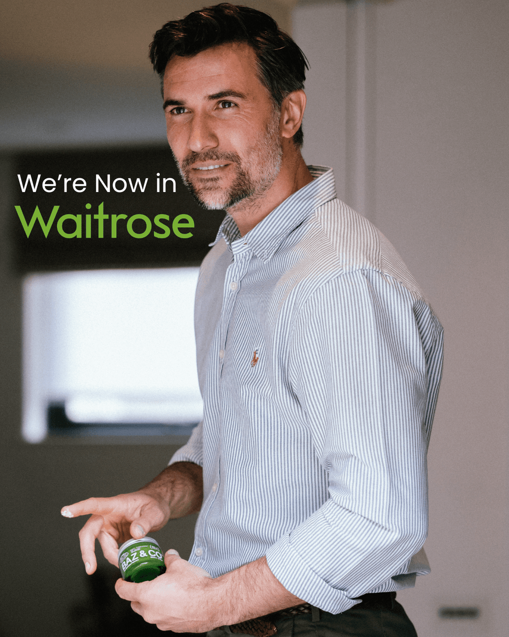 We have launched exclusively into Waitrose: Elevating men's skincare on the high street