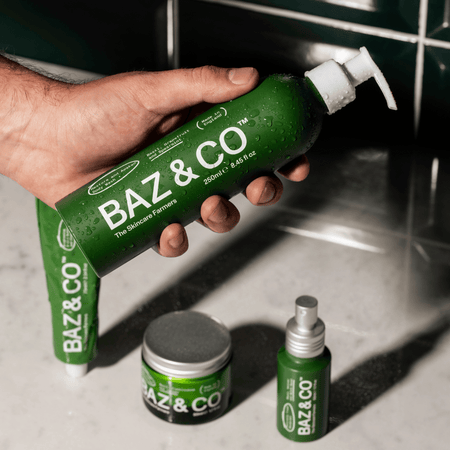 BAZ BUNDLE PLUS - The Ultimate Morning Skincare Routine for Men - Baz & Co Skincare