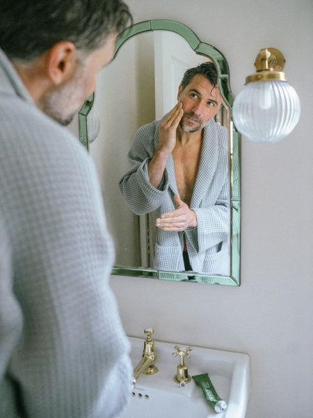 Baz & Co Skincare BAZ Bundle: body wash, exfoliator, moisturiser, deodorant for a simple daily routine.